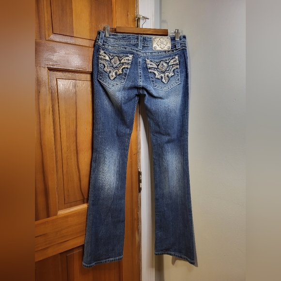 Miss Me Women's Adorned Signature Boot Jeans - Picture 6 of 14